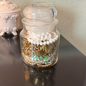 Antique Jewelry Jar